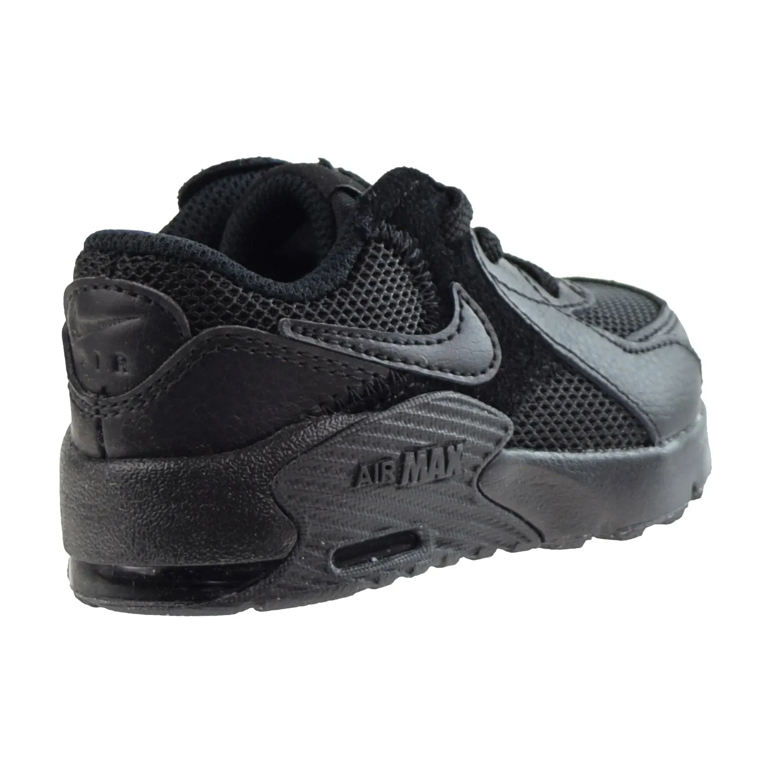 Nike Air Max Excee Black (TD) Toddlers Shoes Triple Black Asics Field Shoes