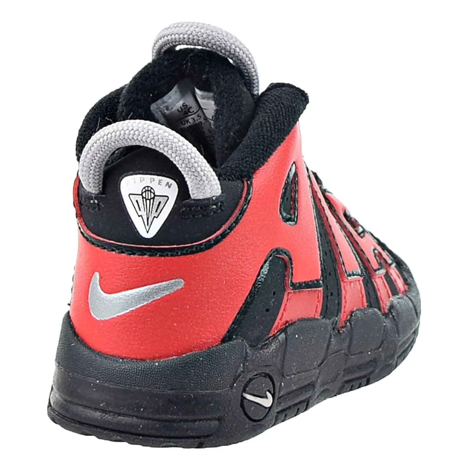 Nike Air More Uptempo (TD) "Alternate Split" Toddler's Shoes Black-Red Asics Running Shoes Amazon