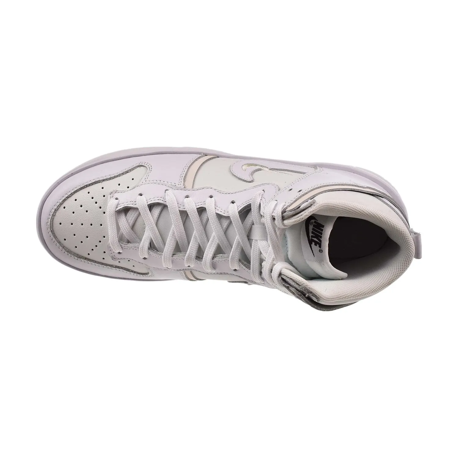 Nike Dunk High Up Women's Shoes Summit White-Black Asics Volleyball Shoes Malaysia
