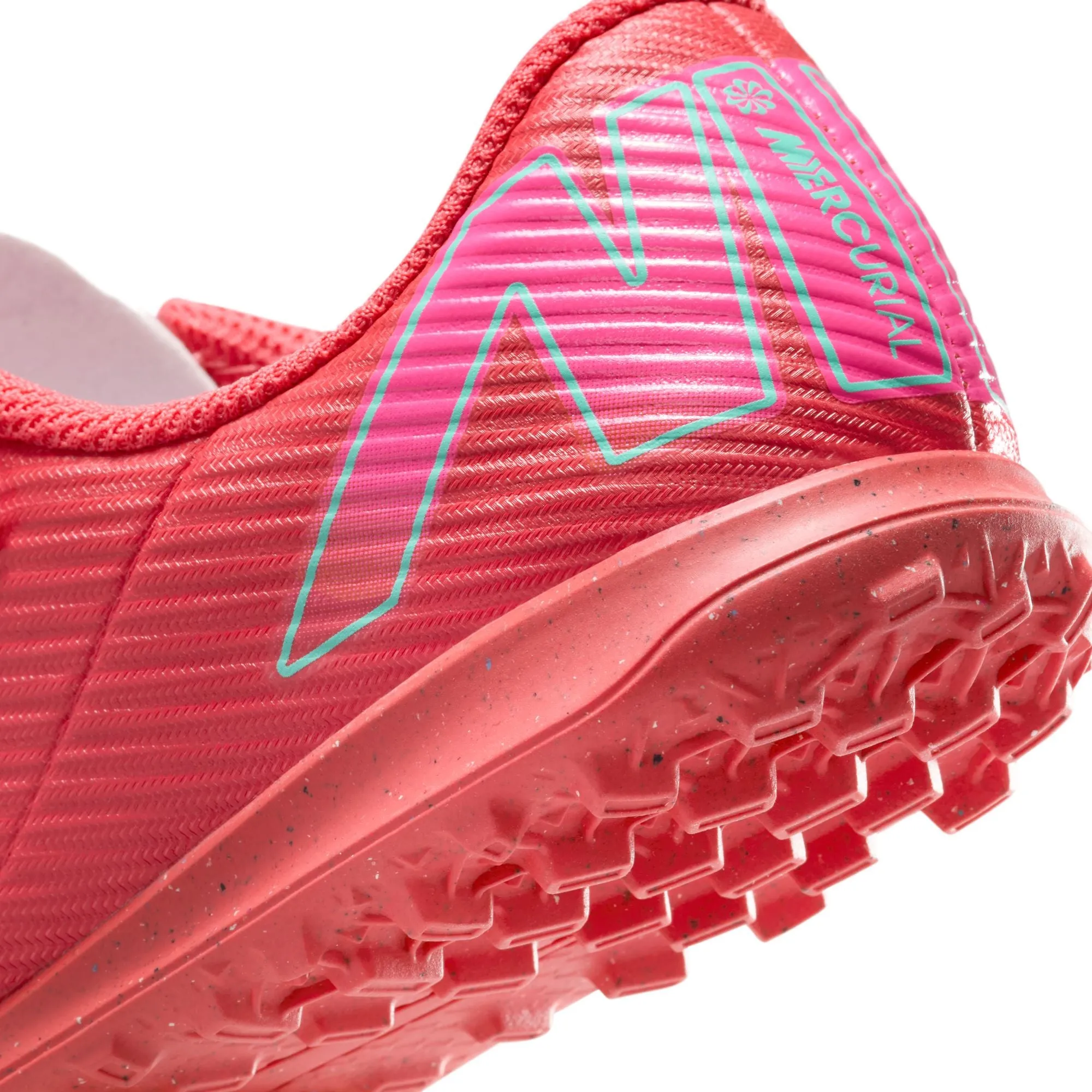 Best Affordable Asics Running Shoes Nike Jr. Mercurial Vapor 16 Club TF Turf Soccer Cleats-  Ember Glow/ Aurora Green