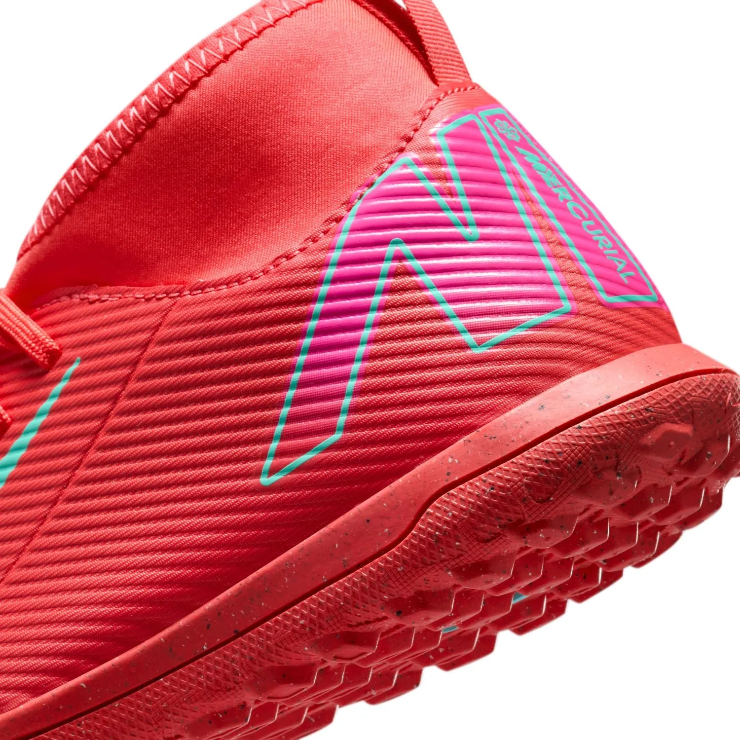 Asics Metarun Shoes Nike Jr Superfly 10 Club TF- Ember Glow/ Aurora Green