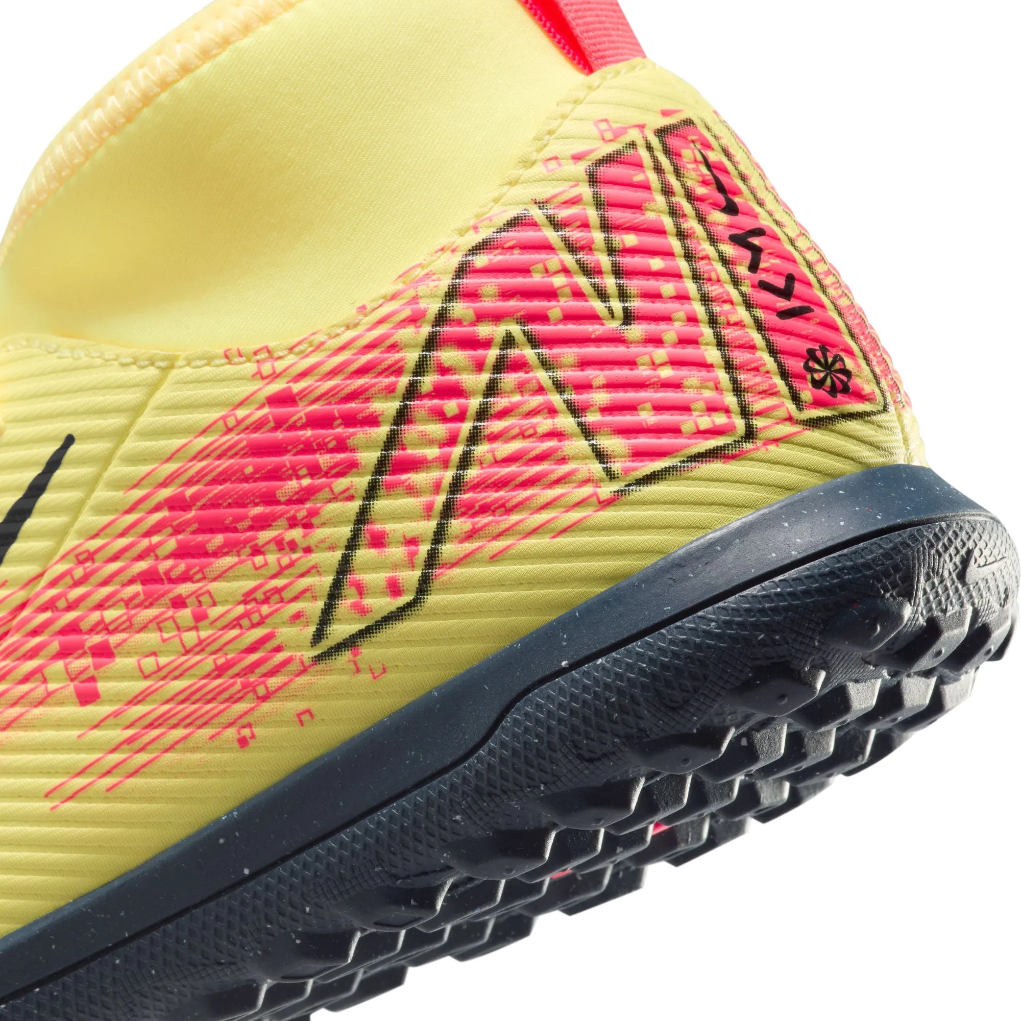 Asics Steel Toe Safety Shoes Nike Junior Mercurial Superfly 10 Club KM TF Turf Shoes - LT Laser Orange/ Armony Navy