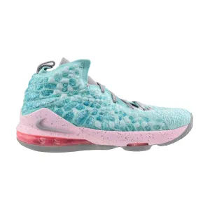 Nike LeBron 17 (GS) Big Kids' Shoes Light Aqua-Particle Grey Turf Shoes Field Hockey Asics