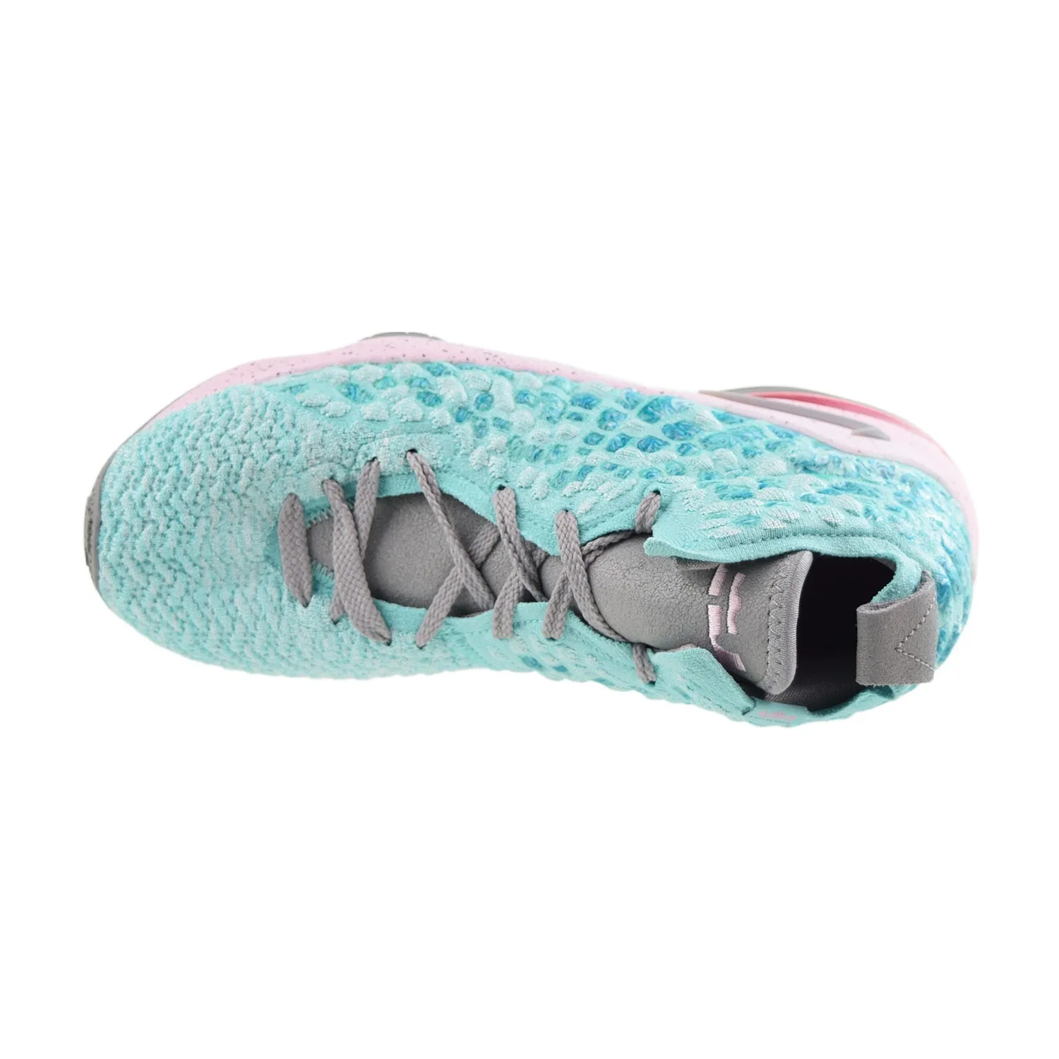 Nike LeBron 17 (GS) Big Kids' Shoes Light Aqua-Particle Grey Asics Tennis Shoes Gel Resolution 9