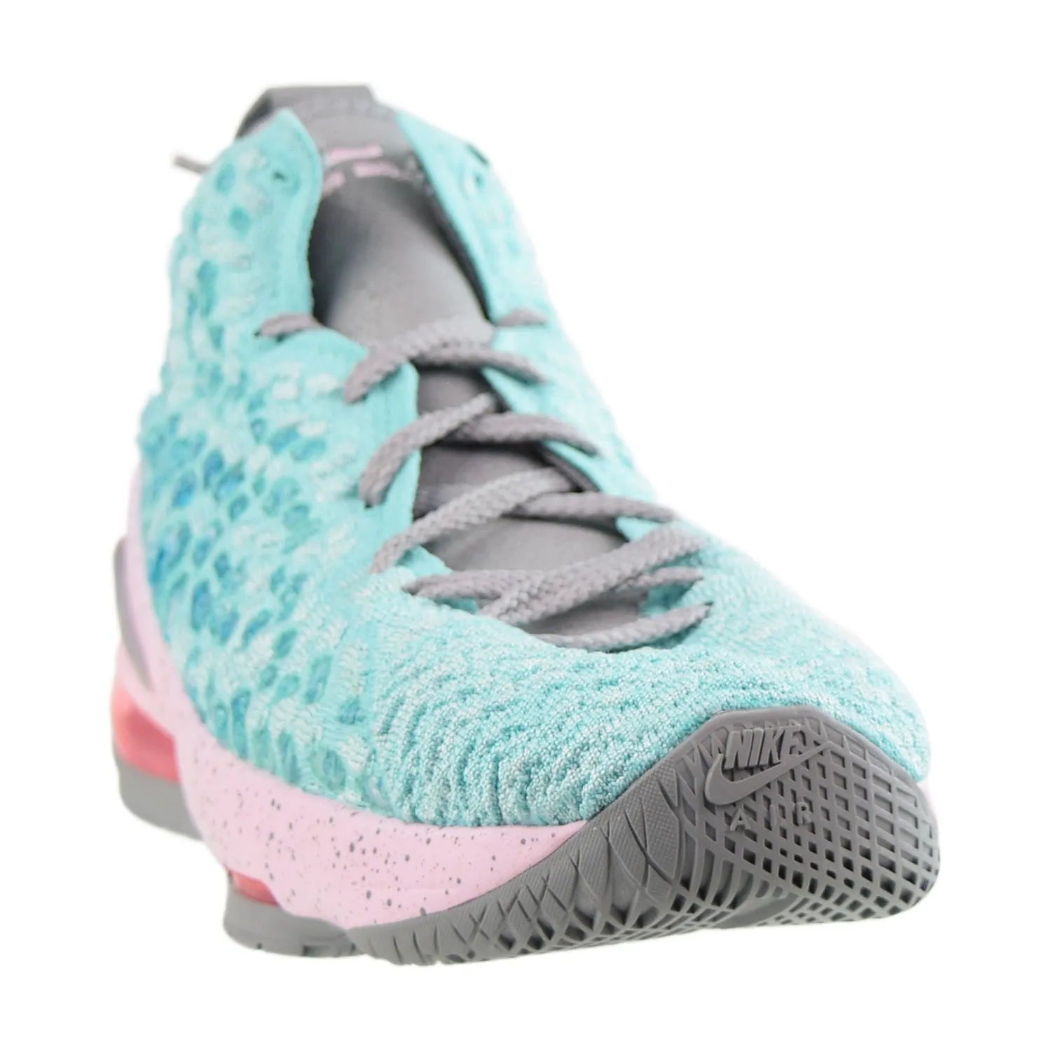 Shop Asics Tennis Shoes Nike LeBron 17 (GS) Big Kids' Shoes Light Aqua-Particle Grey