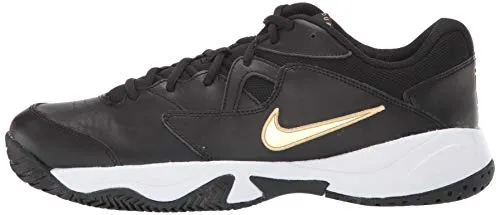 Nike Men Court Lite 2 White/Metallic Gold/Black Tennis Shoes-7 UK (41 EU) (8 US) (AR8836-012) Best Shoe For Plantar Fasciitis Asics