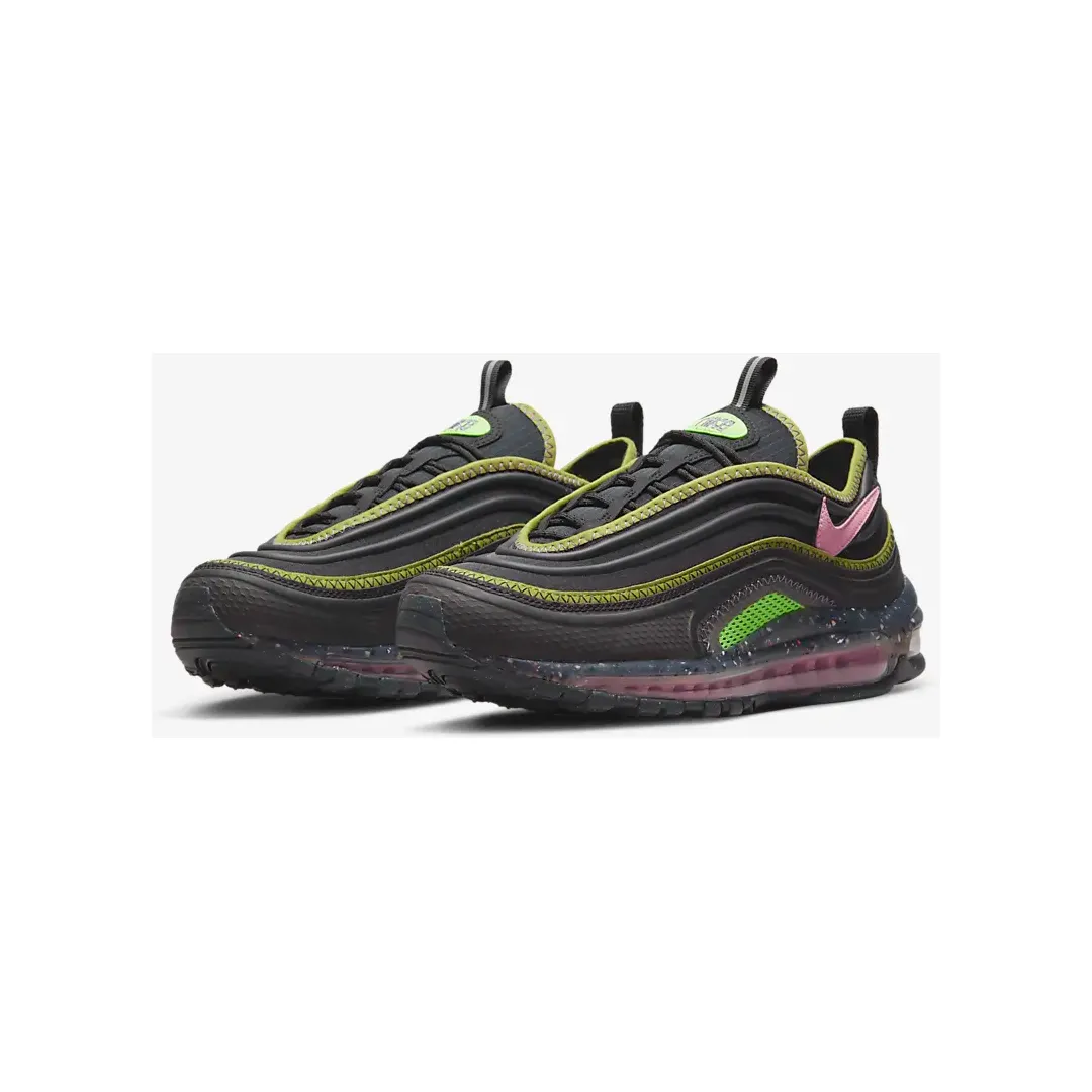 Asics Gel-quantum 360 Cm Running Shoes Nike Men's Air Max Terrascape 97 Shoes - Black / Key Lime / Pilgrim / Elemental Pink