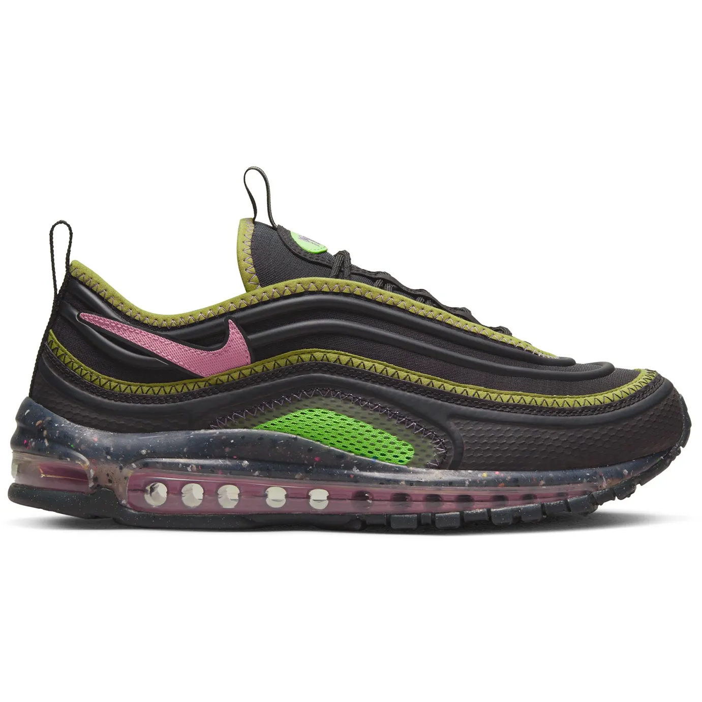 Indoor Shoes Asics Nike Men's Air Max Terrascape 97 Shoes - Black / Key Lime / Pilgrim / Elemental Pink
