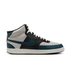 Asics Indoor Court Shoes Nike mens court vision mid dn3577-004 grey & black & green