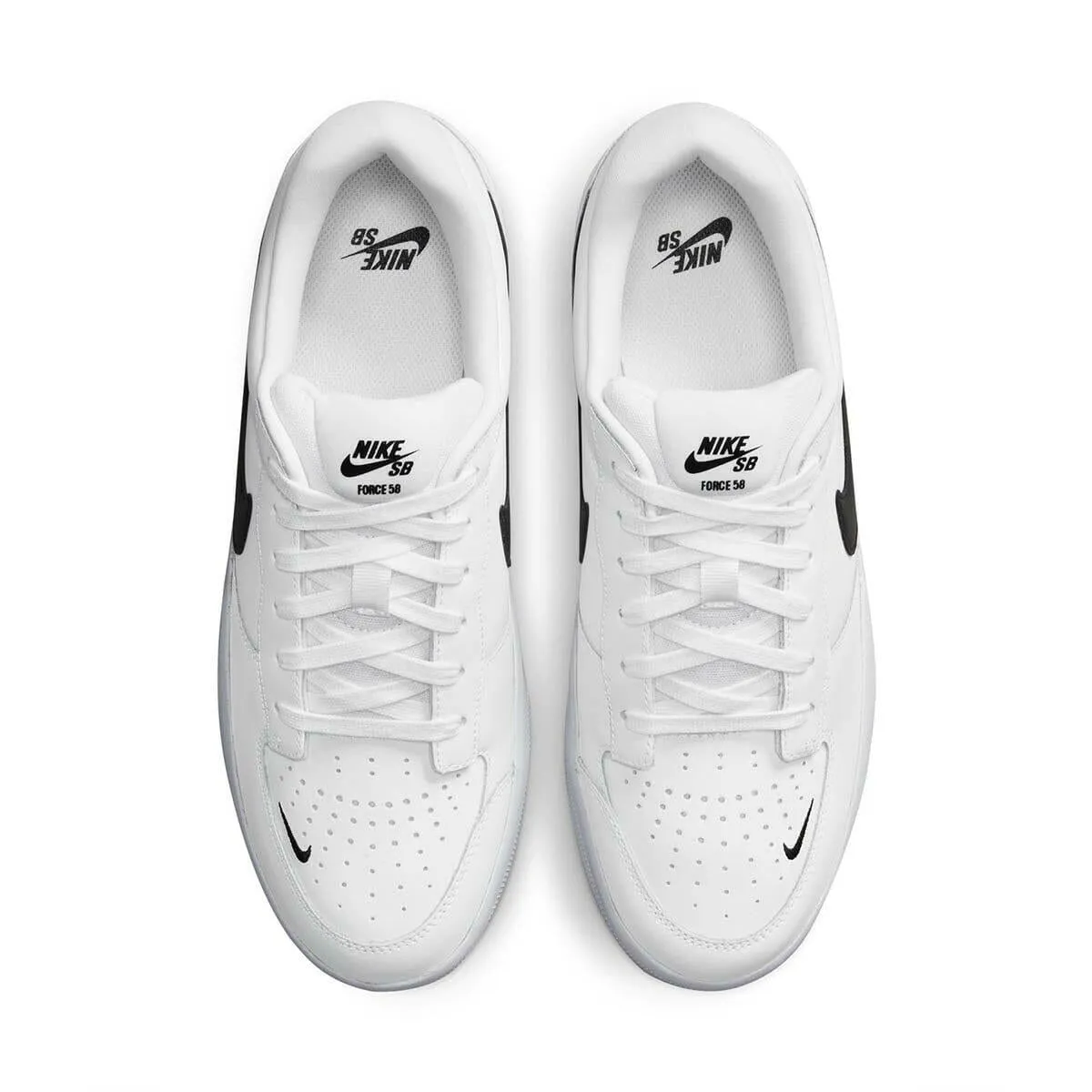Nike SB - Force 58 Premium Shoes White/Black Asics Ultraflex Wrestling Shoes