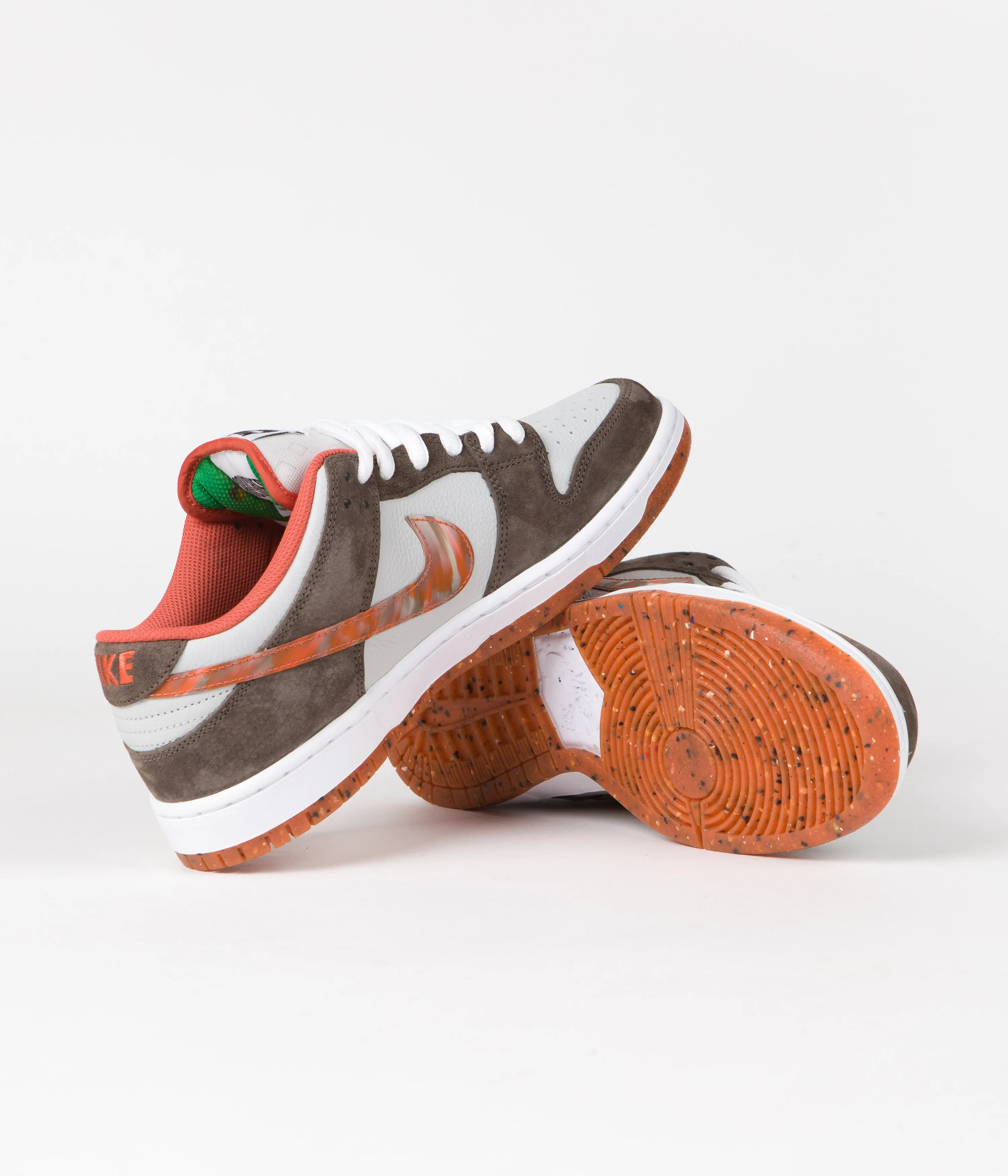 Asics Shoes For Pronated Feet Nike SB x Crushed DC Dunk Low Pro Shoes - Olive Grey / Manta Orange - Rattan