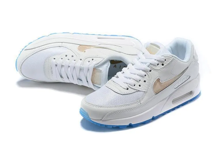 Nike Wmns Air Max 90 'White Seven Color' Shoes Sneaker !!! CYBER MONDAY SALE !!! Asics Long Jump Shoes