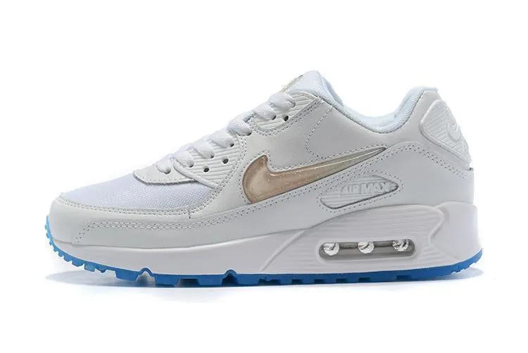 Nike Wmns Air Max 90 'White Seven Color' Shoes Sneaker !!! CYBER MONDAY SALE !!! Asics Road Racing Shoes