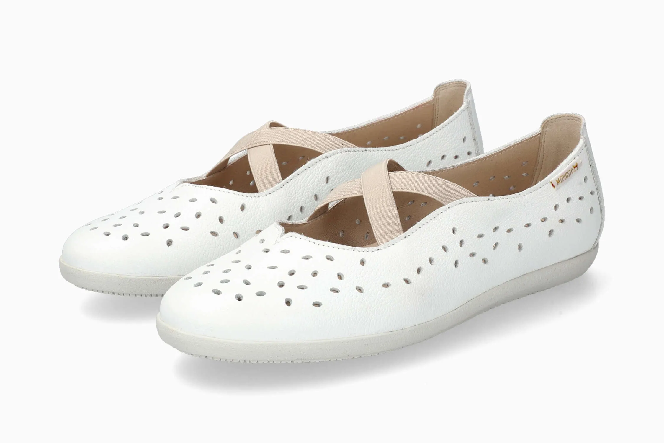 Fall Slip On Shoes Karla Perf - White