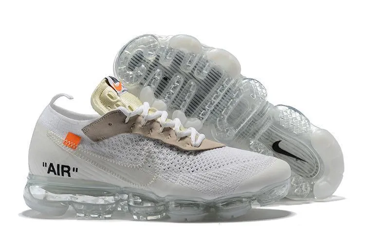 OFF WHITE x Nike Air Vapormax Part 2 White  Shoes Sneakers Men !!! CYBER MONDAY SALE !!! Good Shoes Plantar Fasciitis Asics