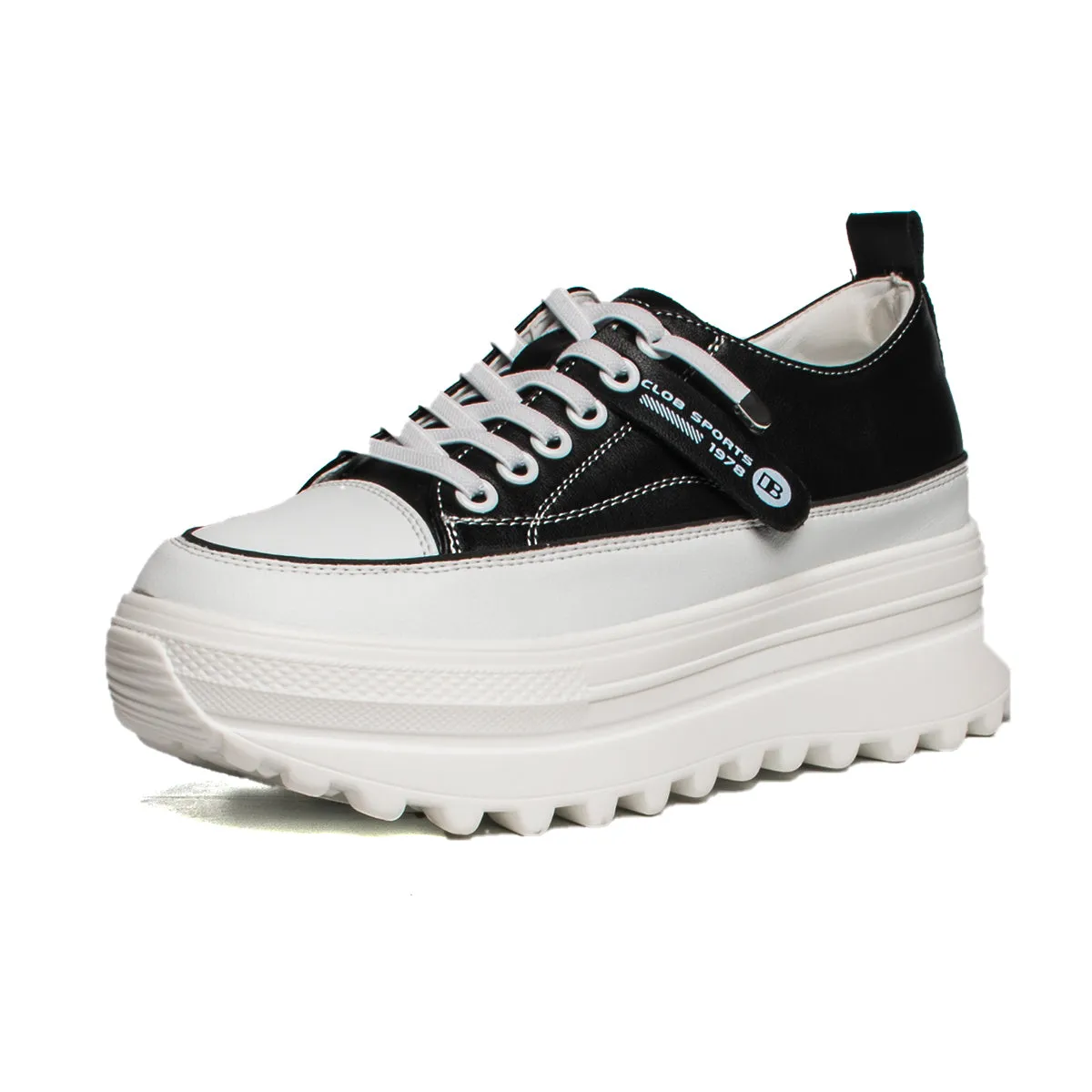 Comfortable Platform Women's Wedge Sneaker Fox Union Flat Shoes