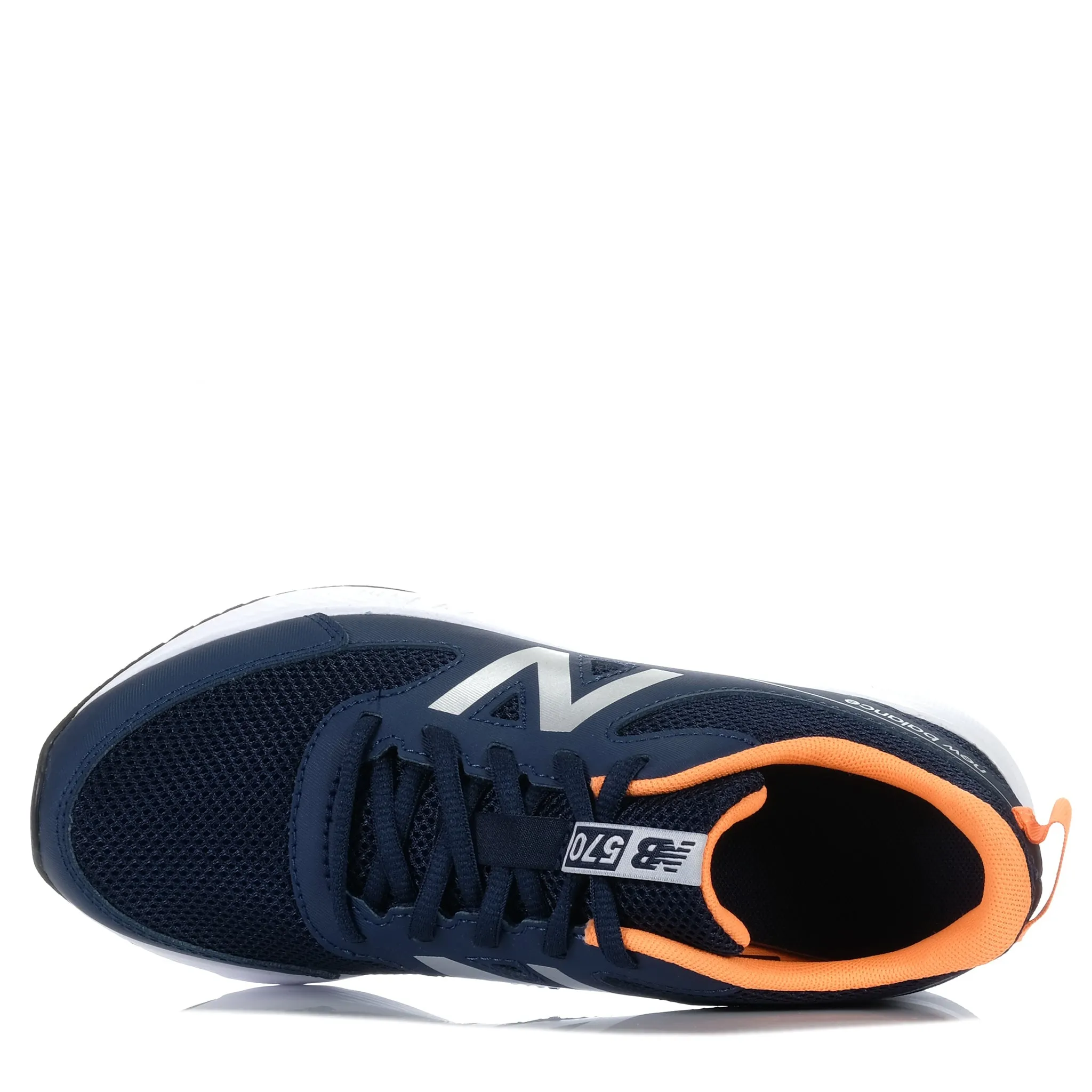 New Balance Kids YK570NM3 Navy/Silver 998 New Balance Grey