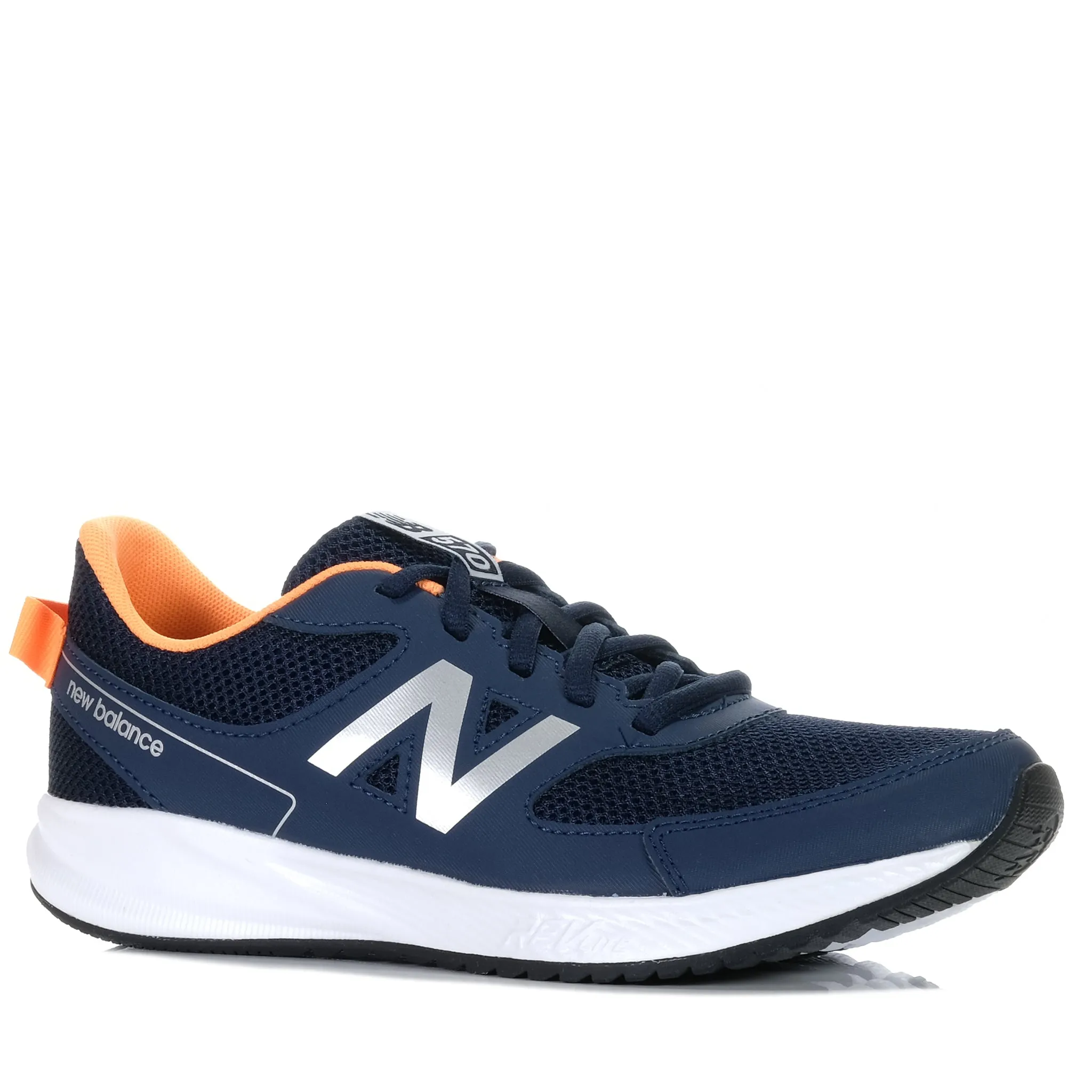 New Balance Kids YK570NM3 Navy/Silver New Balance Men's Black Sneakers