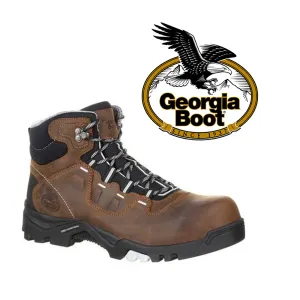 GEORGIA BOOT Men's Amplitude Composite Toe Waterproof 5 Inch GB00216 Best Deals On Steel Toe Work Boots