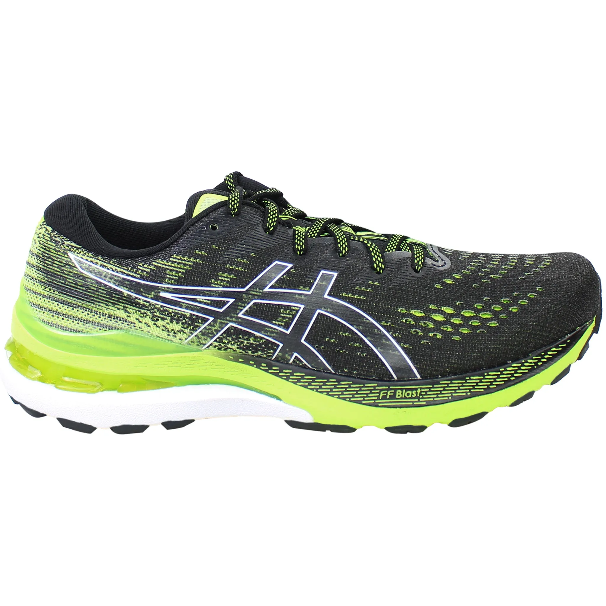 Cleaning Asics Running Shoes Asics Gel-Kayano 28 Mens Black/Green Running Shoes