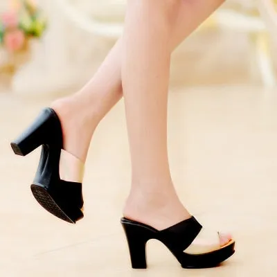 Flip-flops That Feel Like Clouds Original New 2022 cowhide women genuine leather sandals platform slippers summer shoes women's high heels flip flops pumps woman