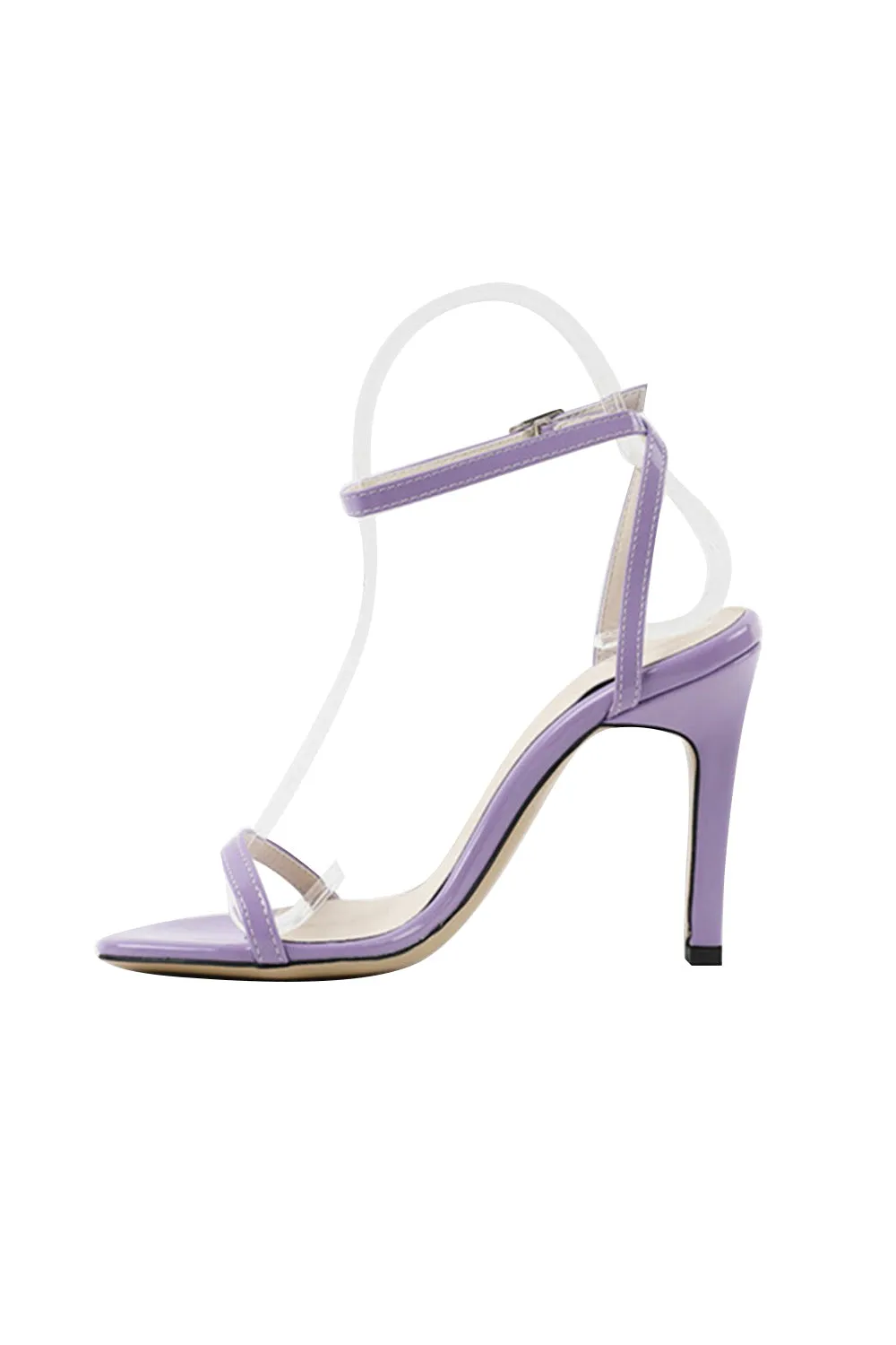 Unique Sandals Outdoor Peep Toe Stiletto Heel Shoes With Buckle Ankle Strap