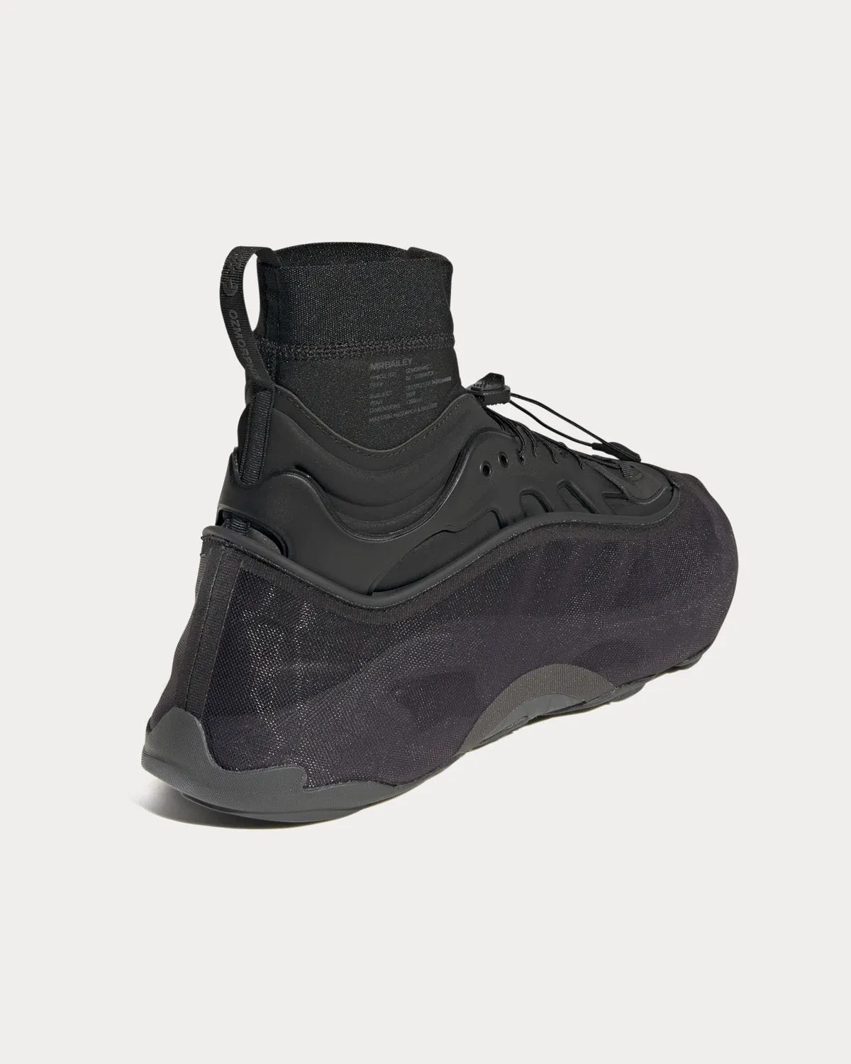 Adidas Ballerina Shoes Ozmorphis Core Black / Grey Six / Core Black High Top Sneakers