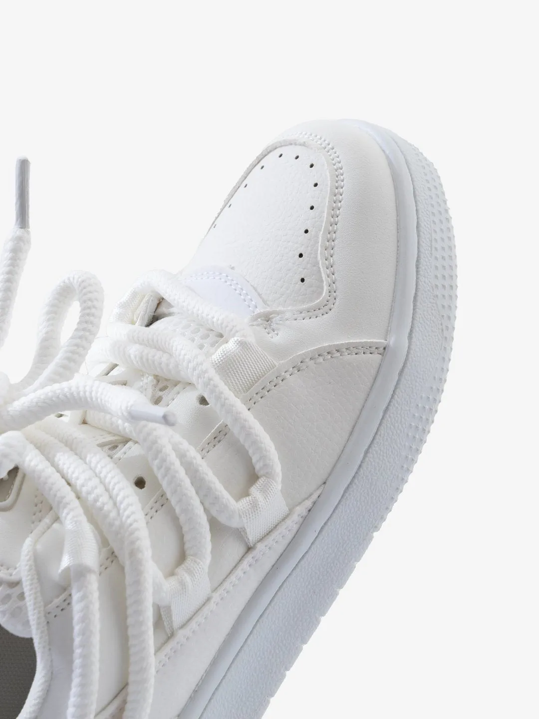 Rubber Safety & Work Boots Sturysn Urban Snow White Flat Low Top Classy Womens Sneaker