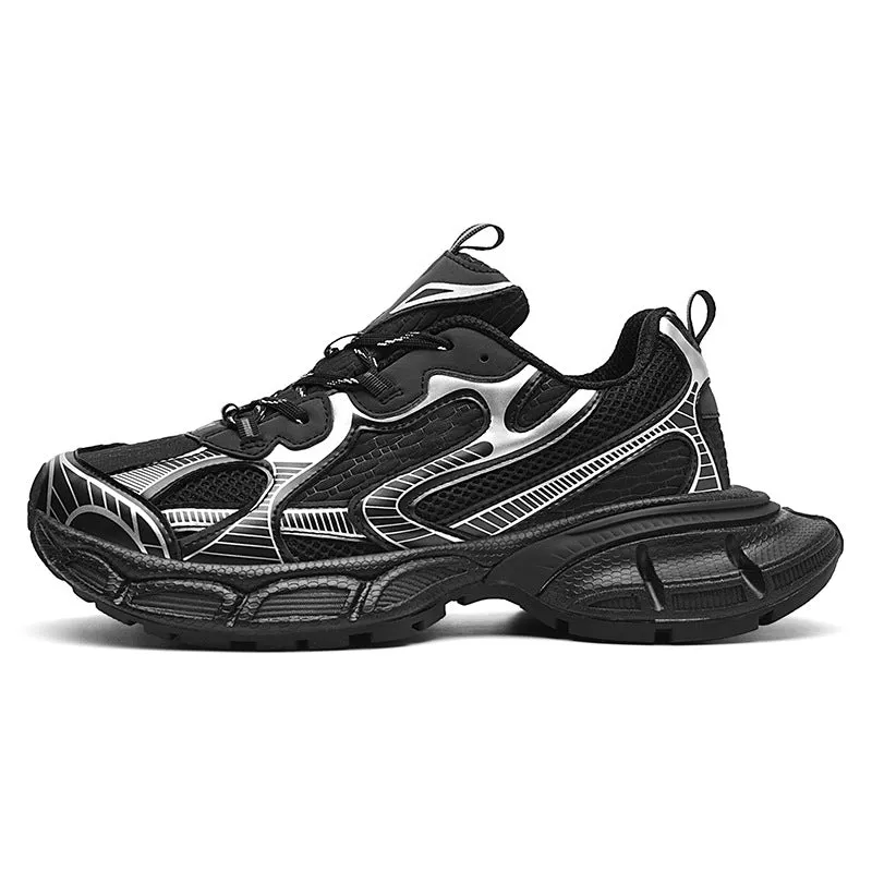 Paris 3XL Nine Generations Daddy Shoes Men's Summer Trendy Casual Sneakers 2024 New Ins Old Dirty Shoes White Wedge Sneakers