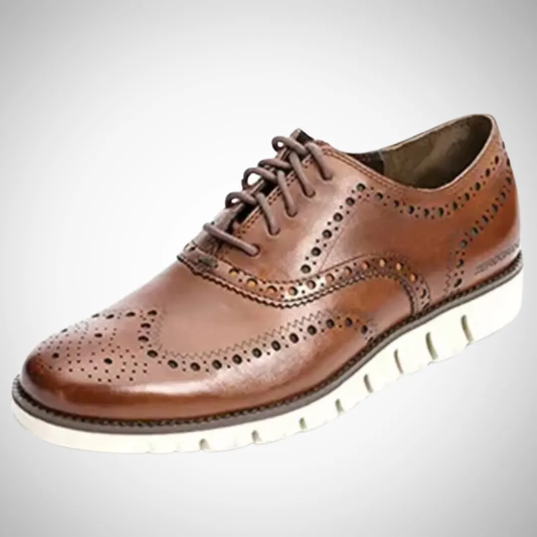 Paulus Oxford Leather Shoes Heat Rash From Work Boots