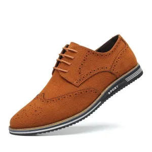 Coolest Work Boots Men's Casual Wingtip Office Walking Derby Shoes