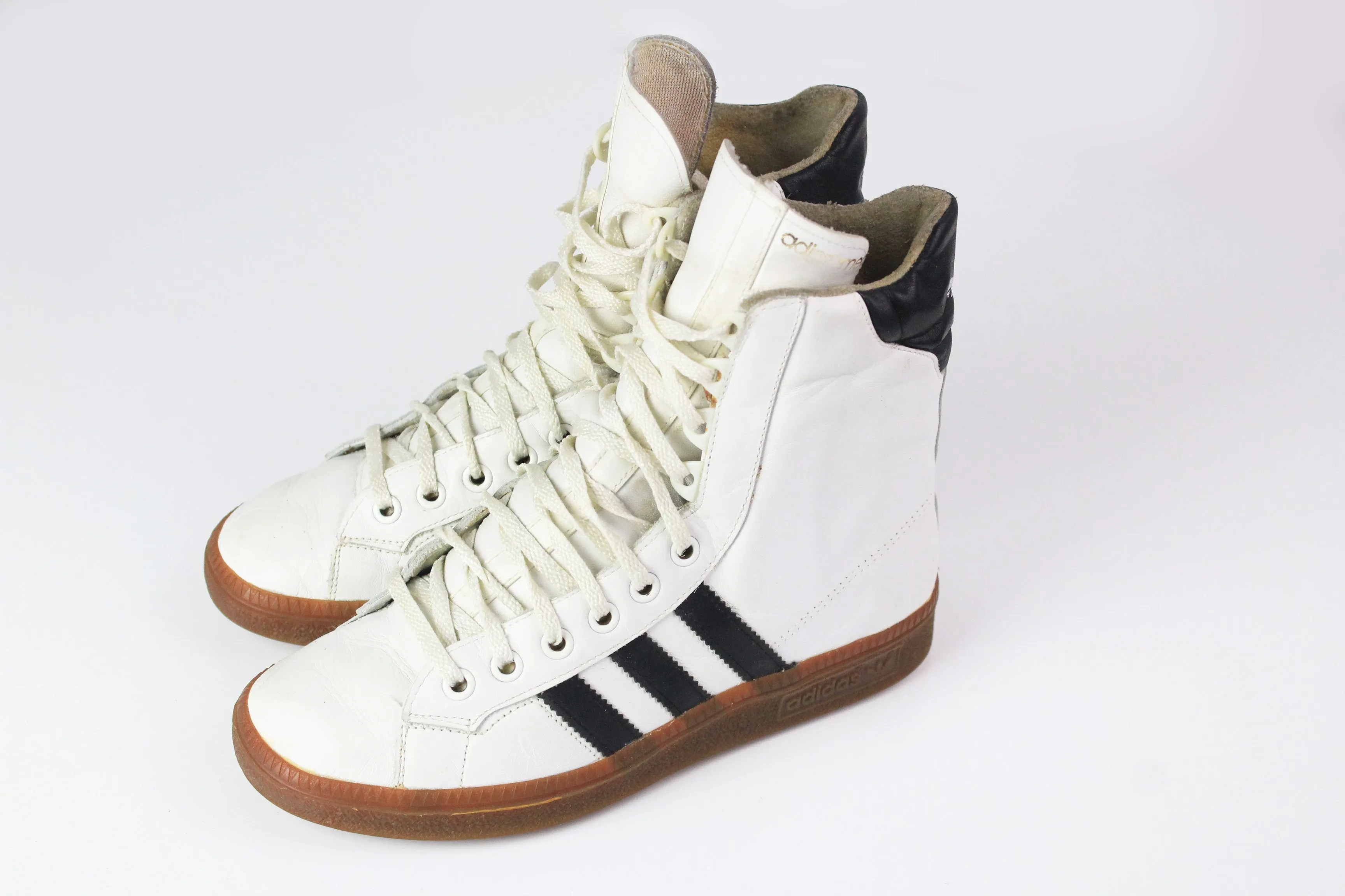 Vintage Adidas Adipromed High Top Sneakers Women's UK 3 1/2 Adidas Low Top Basketball Shoes