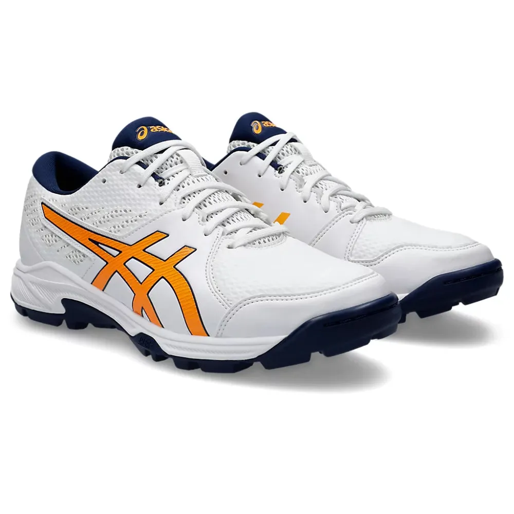 Asics Shoes Clearance ASICS Men's Gel-Peake 2 Cricket Shoe (White/Stadium Orange)