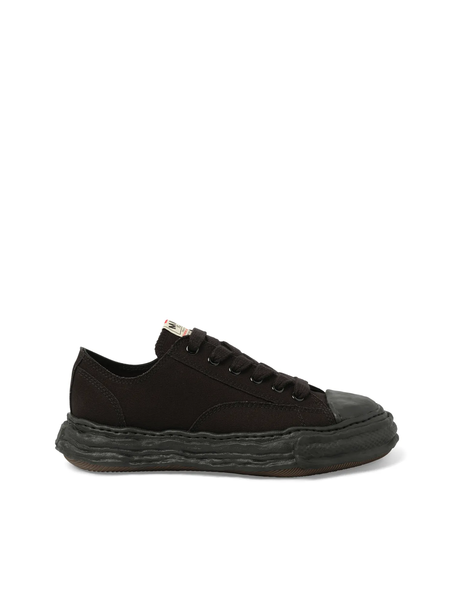 Peterson 23 OG Sneaker in Black/Black Open Toe Sneakers