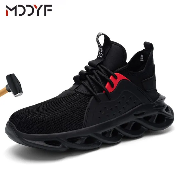 Best Work Boots For Snow And Ice Breathable wrok shoes Men Safety Shoes lightweight Boots Steel Toe Cap Men Boots Indestructible Shoes Puncture-Proof Work Sneake
