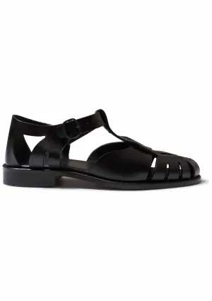 Pesca Men's Fisherman Sandal Black Alden Loafers Sale