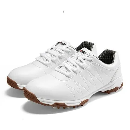 Sneakers Club C 85 Pgm Women Golf Ball Waterproof Shoes Women Lightweight Sports Shoes Ladies Non-Slip Spikes Tennis Baseball Sneakers Breathable