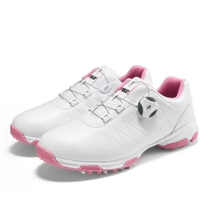 Pgm Women Golf Ball Waterproof Shoes Women Lightweight Sports Shoes Ladies Non-Slip Spikes Tennis Baseball Sneakers Breathable Store Sneakers