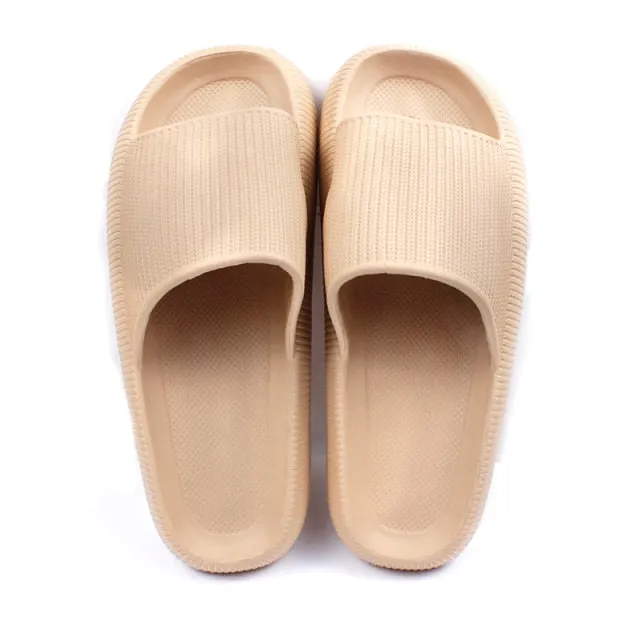 Luxury House Slippers Platform Slippers Thick Soles Slippers Fashion Women Shoes