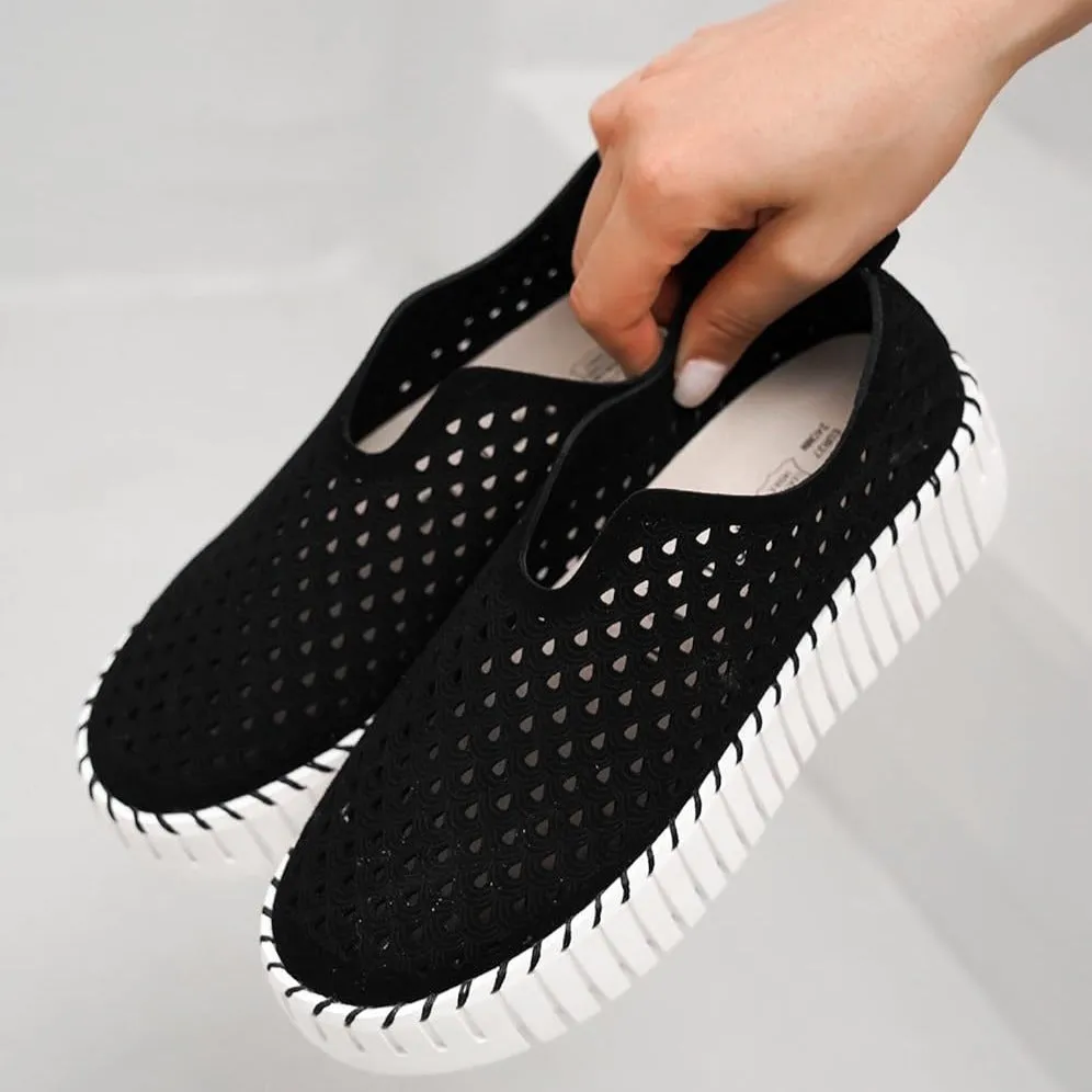 Platform Sneakers for Women - Lightweight Shoes for Women - Slip-On Womens Shoes, Non Slip Work Shoes Women, Leather Insole Walking Shoes Women Footwear (Daffodil) Work Boots For The Summer