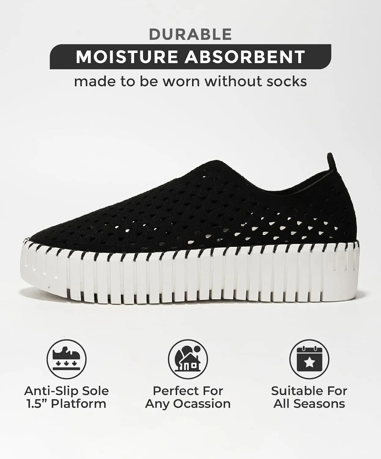 Chukka Work Boots Steel Toe Platform Sneakers for Women - Lightweight Shoes for Women - Slip-On Womens Shoes, Non Slip Work Shoes Women, Leather Insole Walking Shoes Women Footwear (Daffodil)