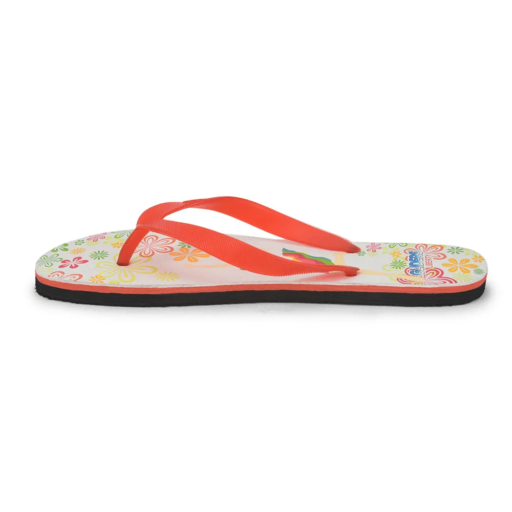 Gliders Casual Black Flip Flop For Women AHA-124E By Liberty Tkees Liners Flip Flops