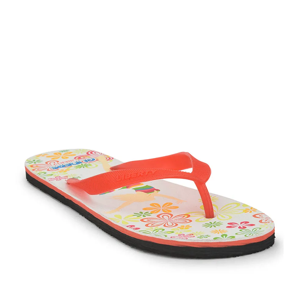Gliders Casual Black Flip Flop For Women AHA-124E By Liberty Deck Flip Flops