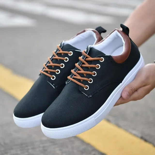 Comfortable Casual  Mens Canvas Shoes Pastel Sneakers