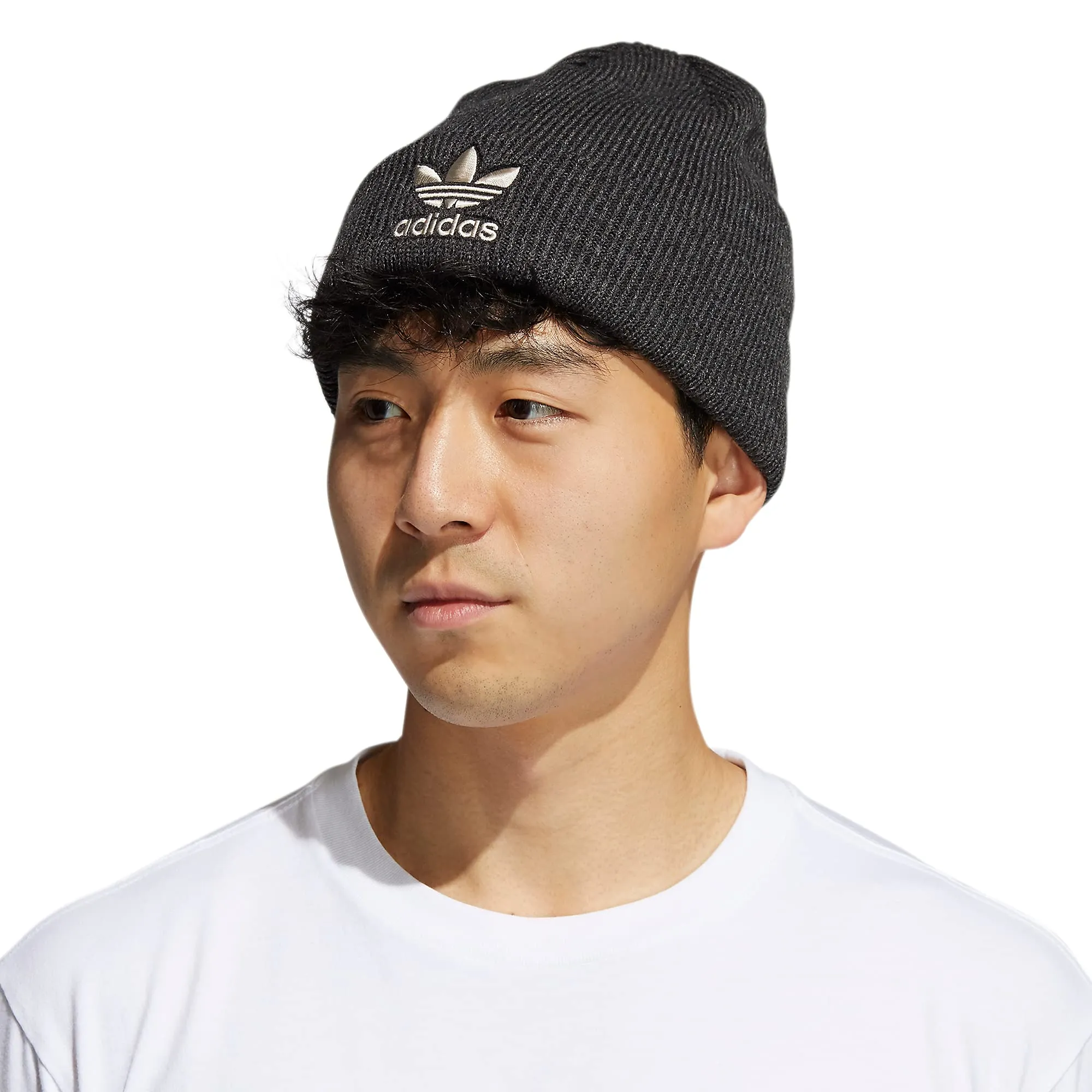 adidas Originals Unisex Originals Trefoil Beanie, Black/Alumina Beige, One Size 574 New Balance Review