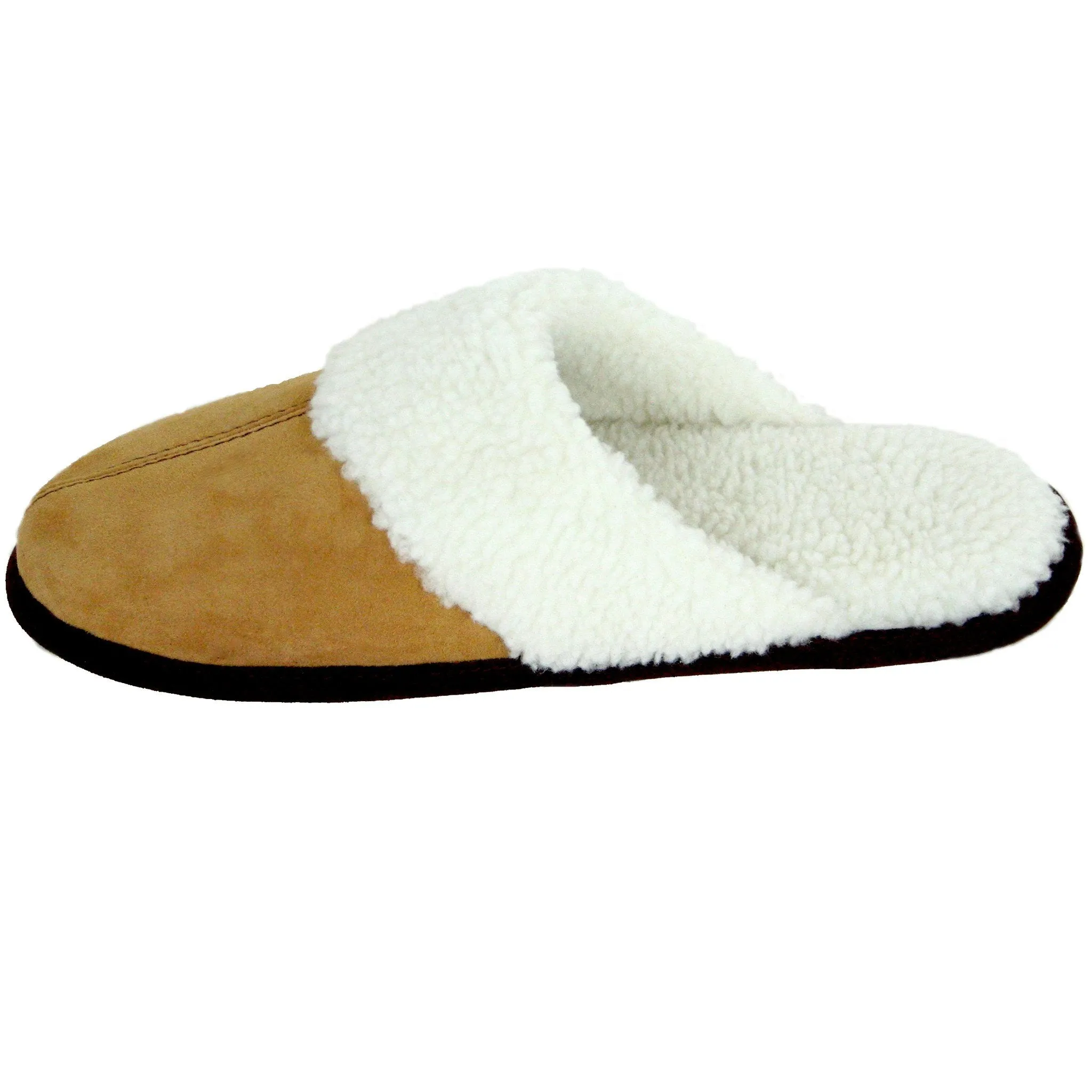 Polar Feet Women's Fine Suede Scuffs Sandals Slip On