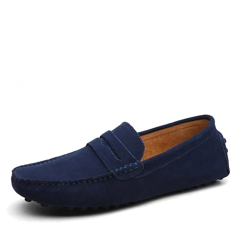 Men's penny loafers soft casual driving shoes daily slip on flats Loafers High Heels