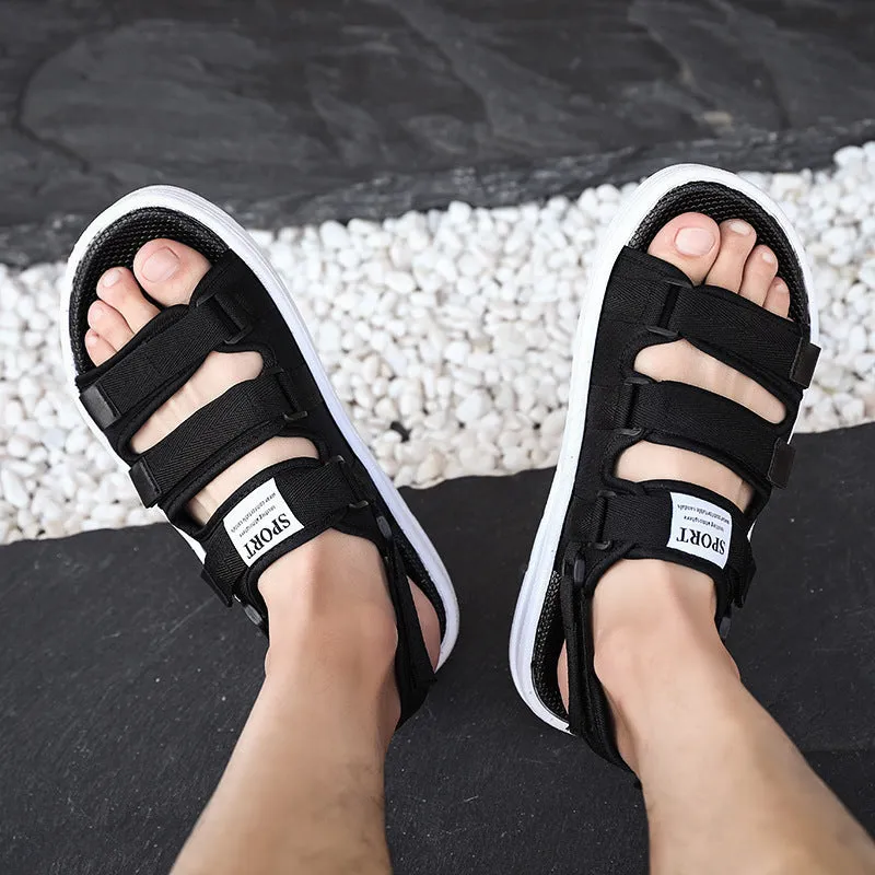 Comfortable Wedge Heel Sandals Men Beach Shoes Summer Sandals Men's Beach Non-Slip Sports
