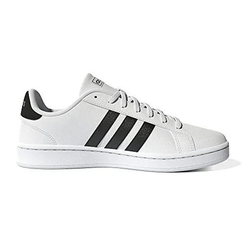 Adidas Adizero Select 3.0 Basketball Shoes Adidas Girls Grand Court Core Black/FTWR White Leather Tennis Shoes-6 UK (F36483)