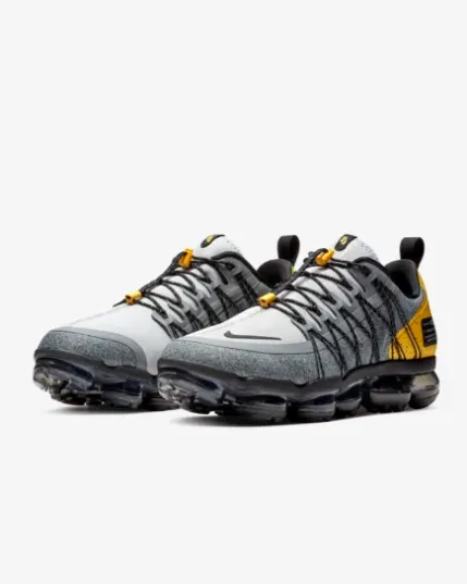Asics Ankle Support Running Shoes Nike Air Vapormax Run Utility "Grey Amarillo" Shoes Sneakers Men !!! CYBER MONDAY SALE !!!